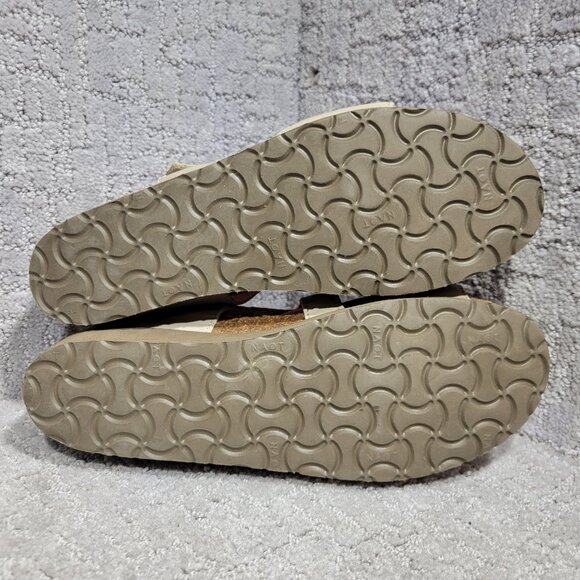 Naot Madison Low Women's Size 9 US Beige Leather Comfort Wedge Sandals - Picture 10 of 12